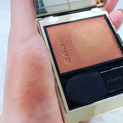 メルティング パウダー ブラッシュ/SUQQU/パウダーチークを使ったクチコミ(1枚目)