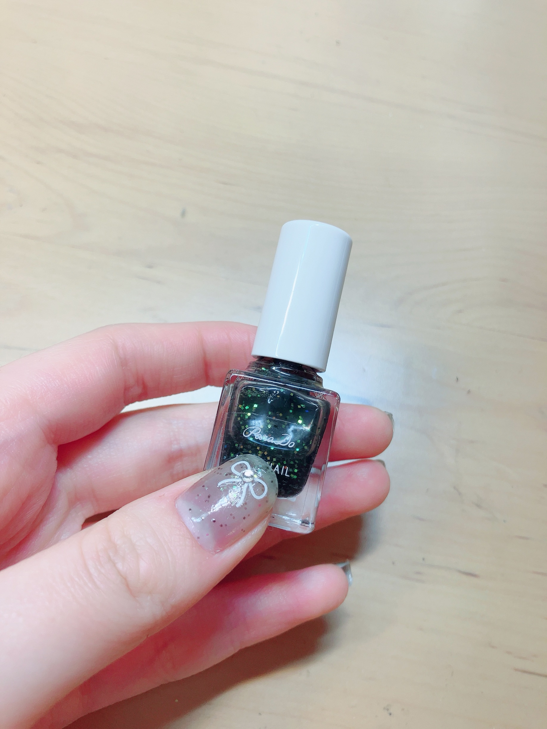 ミニネイル BK02 ナイトペッパー/パラドゥ/マニキュアを使ったクチコミ（2枚目）