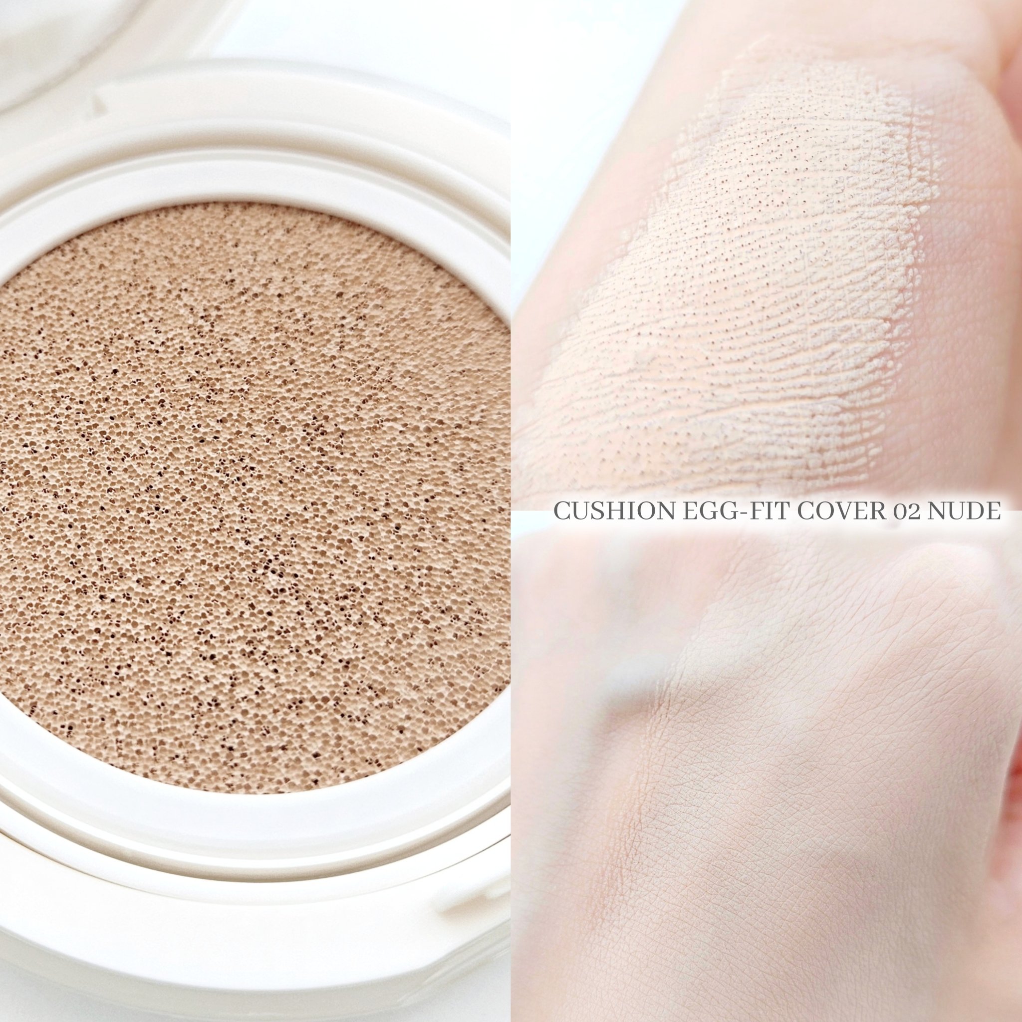 フィー クッションエッグフィットカバー/fwee/クッションファンデーションを使ったクチコミ（3枚目）