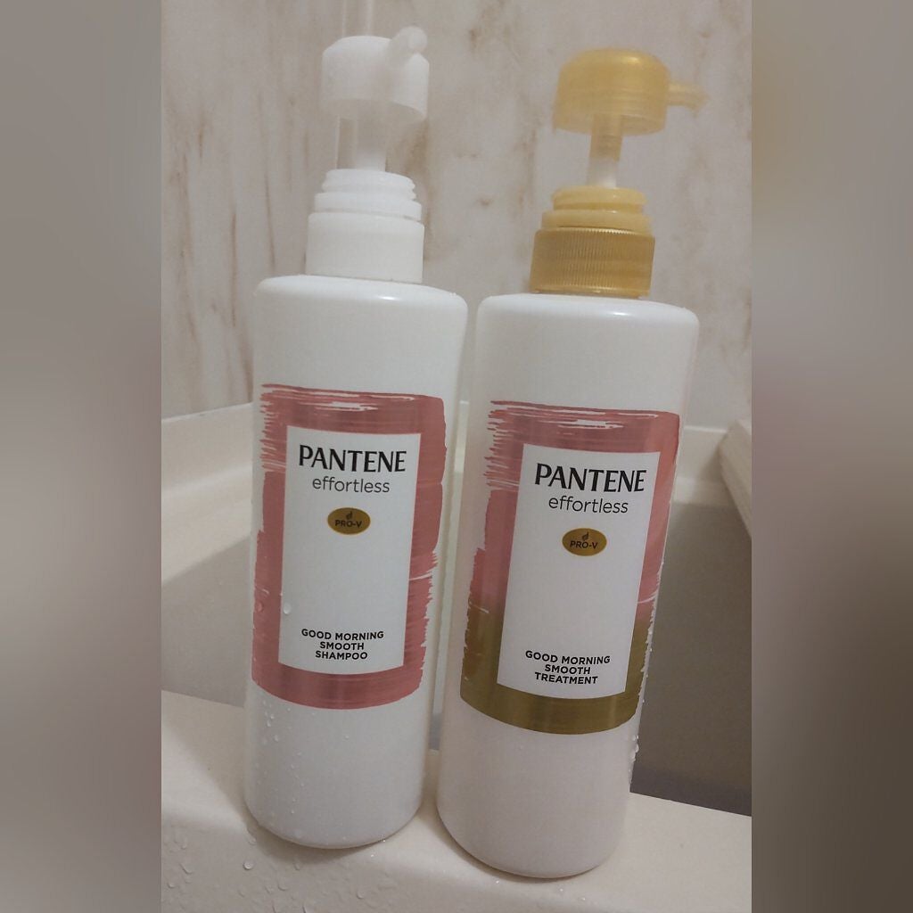 パンテーン エフォートレス グッドモーニング スムース シャンプー/トリートメント/パンテーン/市販シャンプーを使ったクチコミ(1枚目)