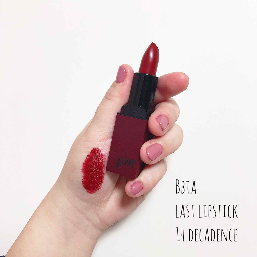 ラストリップスティック 3/BBIA/口紅を使ったクチコミ（1枚目）