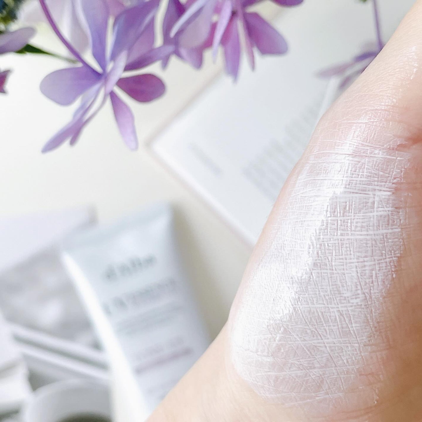 ダルバ ウォータフル トーンアップ サンクリーム(パープル)/ダルバ/日焼け止めクリームを使ったクチコミ(4枚目)