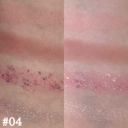 TWINKLE POP Pearl Flex Glitter Eye Palette/CLIO/アイシャドウパレットを使ったクチコミ(10枚目)