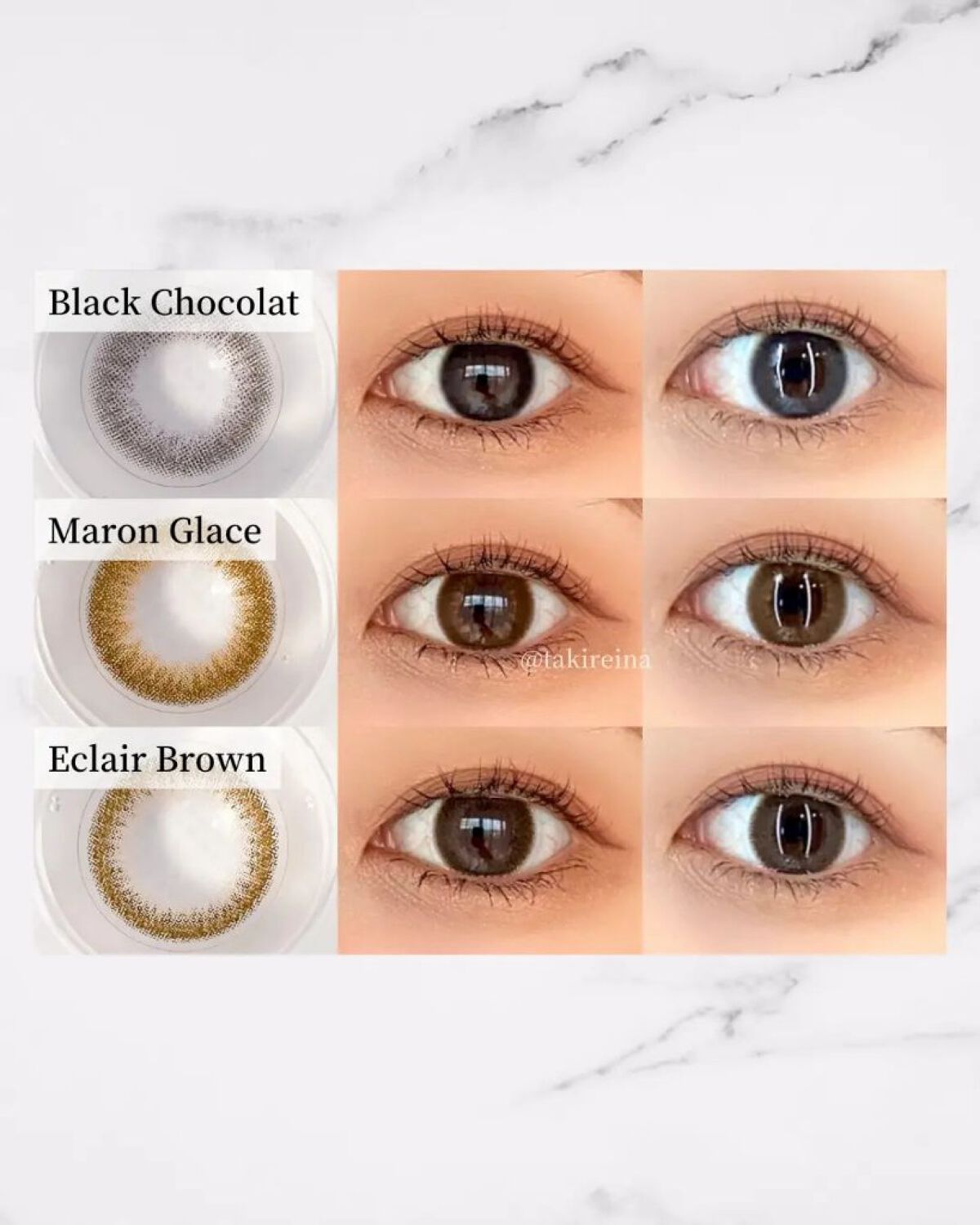 アンジョルノ アマンドブラウン/en Giorno/カラーコンタクトレンズを使ったクチコミ（2枚目）