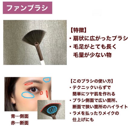 SIXPLUS エレガンスシリーズ ホワイトパール メイクブラシ11本セット/SIXPLUS/メイクブラシを使ったクチコミ(6枚目)