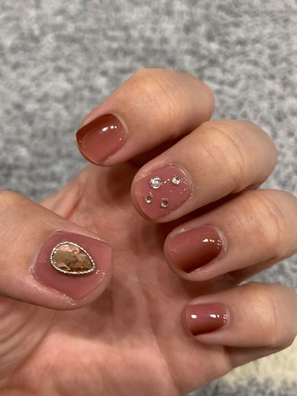 セミキュアジェルネイル(ハンド) NP-005-J N オウディーバ(Oh Diva)(Dramatic Jewelry Collection)/ohora/ネイルシールの画像