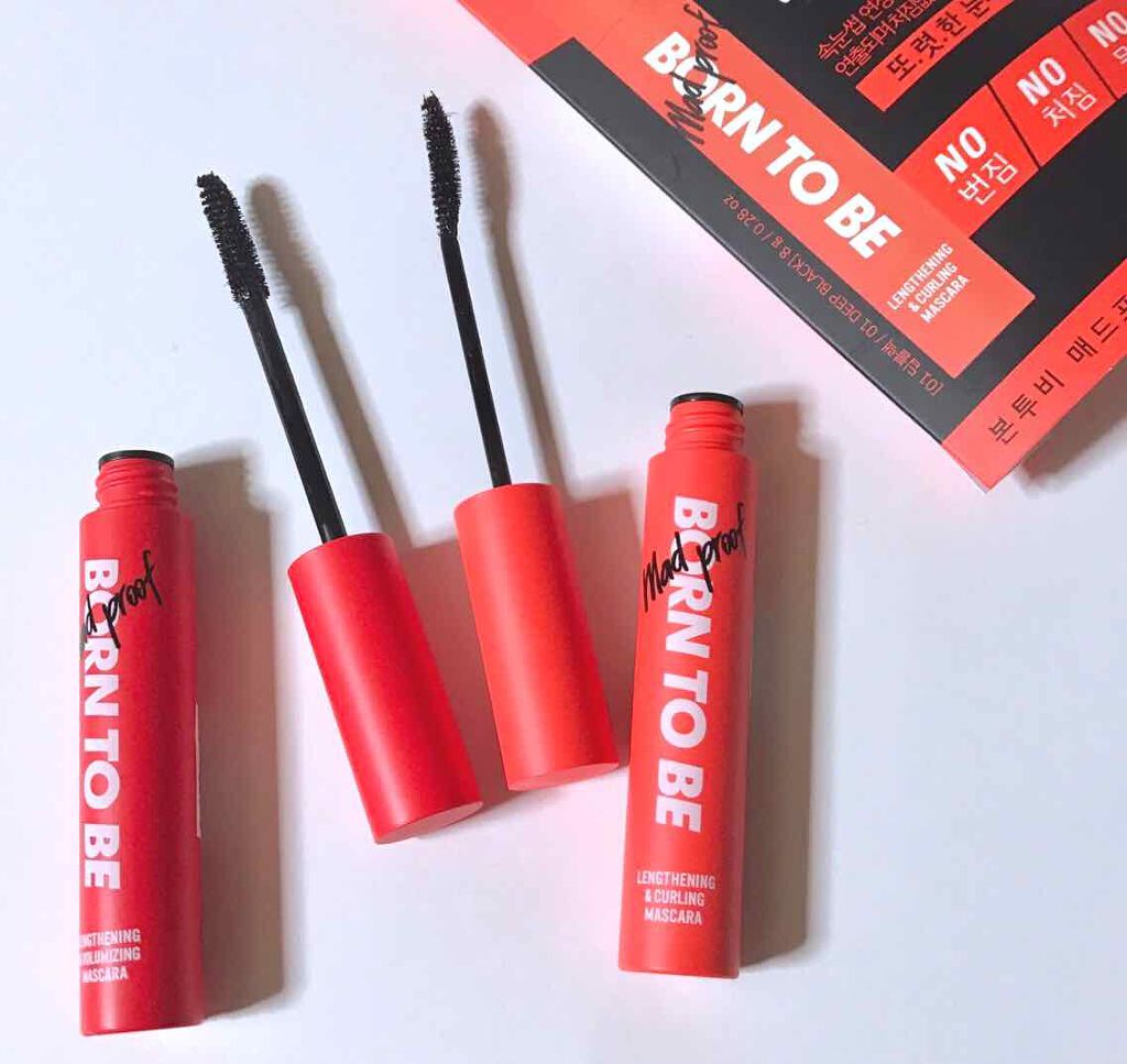 BORN TO BE マッドプルーフ レングス&カールマスカラ LV.2/A’pieu/マスカラを使ったクチコミ（1枚目）