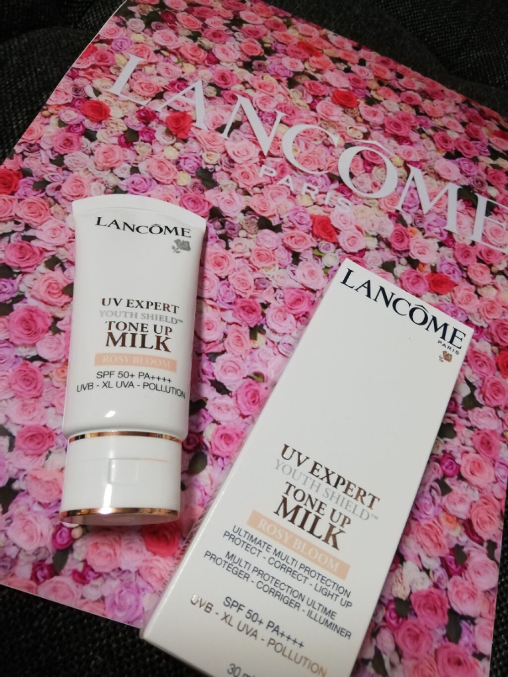 UV エクスペール トーン アップ ローズ/LANCOME/日焼け止め・UVケアを使ったクチコミ(2枚目)