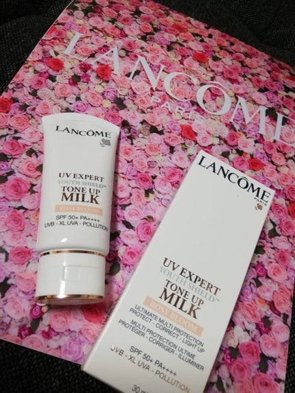 UV エクスペール トーン アップ ローズ/LANCOME/日焼け止め・UVケアを使ったクチコミ(2枚目)