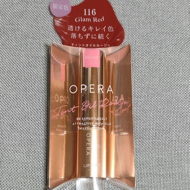 オペラ リップティント N 116 グラムレッド（限定色）/OPERA/口紅を使ったクチコミ（2枚目）