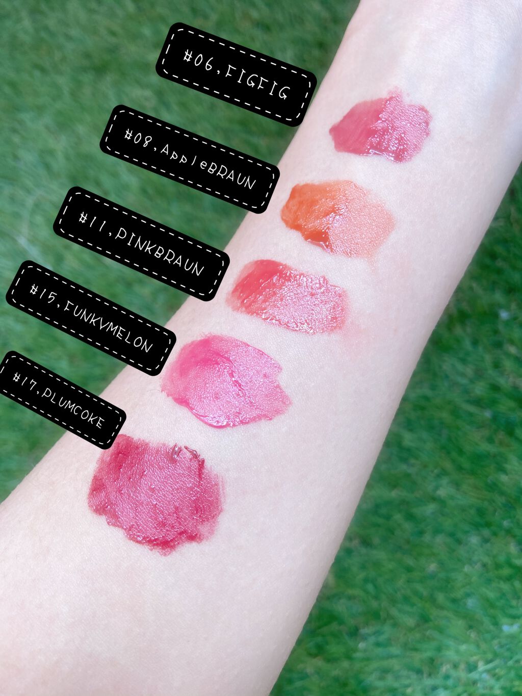 ジューシーラスティングティント/rom&nd/リップティントを使ったクチコミ(2枚目)