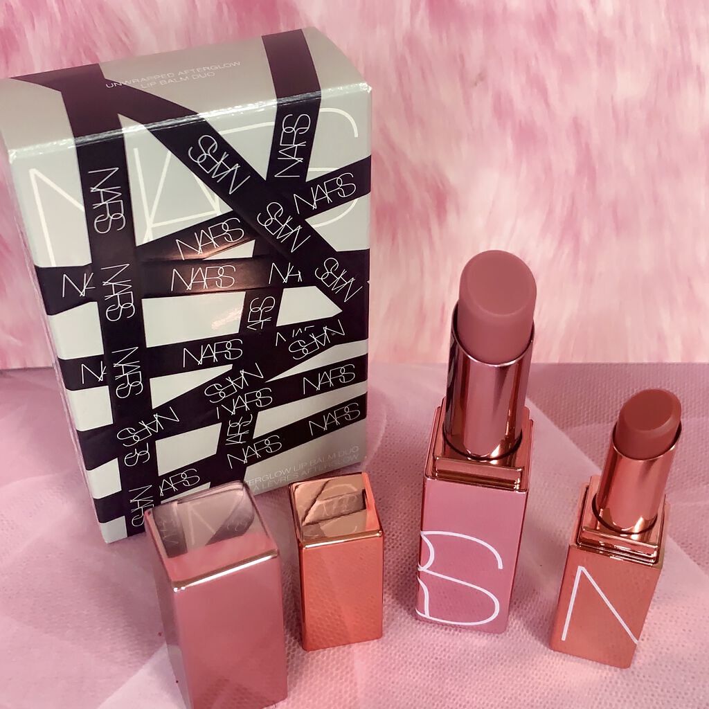 アンラップド アフターグロー リップバームデュオ/NARS/口紅を使ったクチコミ（2枚目）
