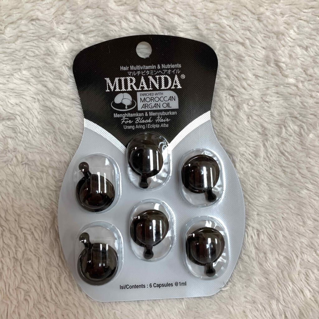 ヘアビタミン シャイニーヘアオイル/MIRANDA/ヘアオイルを使ったクチコミ(1枚目)