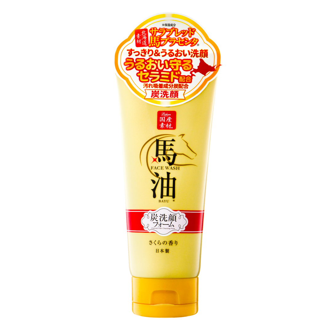 リシャン リシャン 馬油＆炭洗顔フォーム さくらの香り