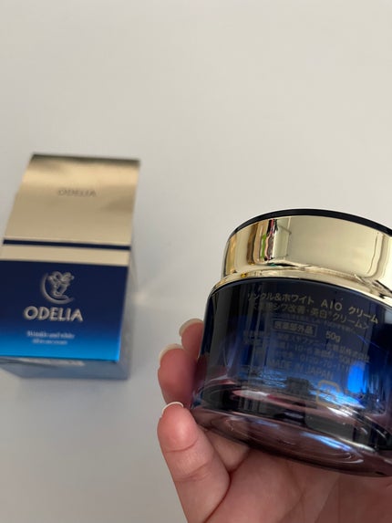 リンクル&ホワイト オールインワンクリーム/ODELIA/オールインワン化粧品を使ったクチコミ(2枚目)