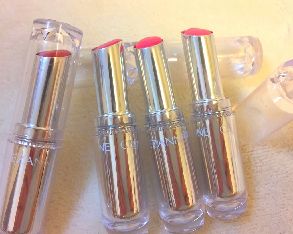 ラスティンググロスリップ/CEZANNE/口紅を使ったクチコミ（1枚目）