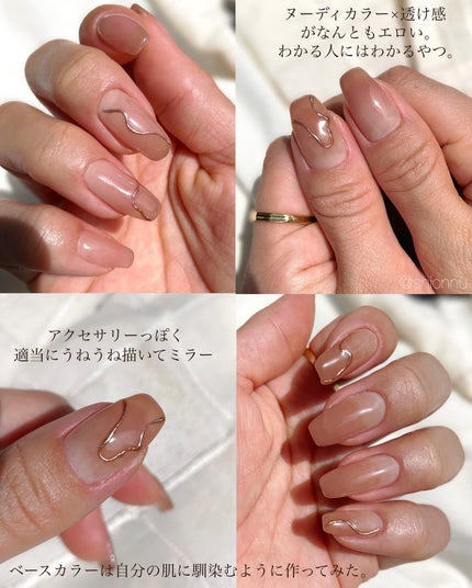 ラブリーカラージェル/グレースジェル/ジェルネイルを使ったクチコミ(3枚目)