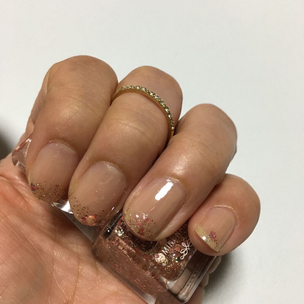 カラーベースコート ゼロ 5／0/uka/オールインワンネイルを使ったクチコミ（1枚目）