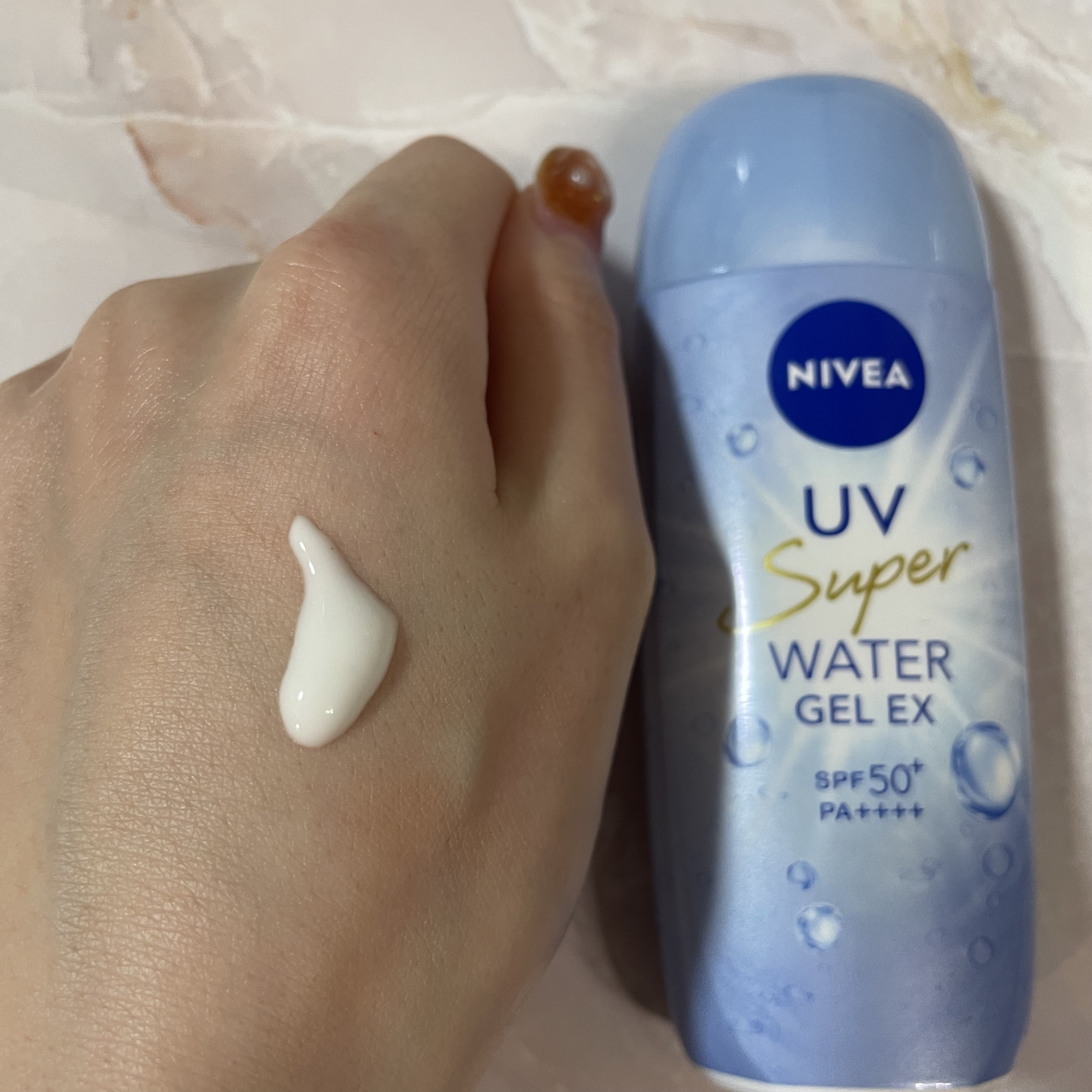 ニベアUV ウォータージェルEX/ニベア/日焼け止めジェルを使ったクチコミ（2枚目）