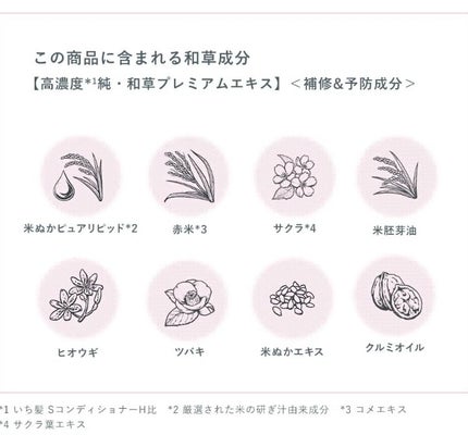 潤濃和草エッセンス/いち髪/アウトバストリートメントを使ったクチコミ(5枚目)