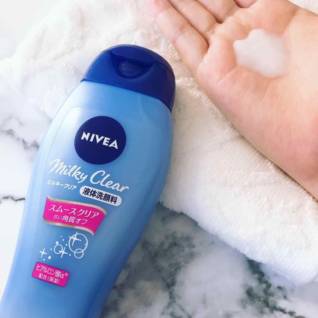ニベア ミルキークリア洗顔料 スムースクリア/ニベア/洗顔フォームを使ったクチコミ（3枚目）