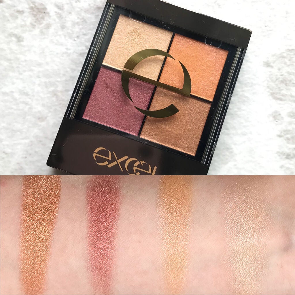 リアルクローズシャドウ/excel/アイシャドウパレットを使ったクチコミ(2枚目)