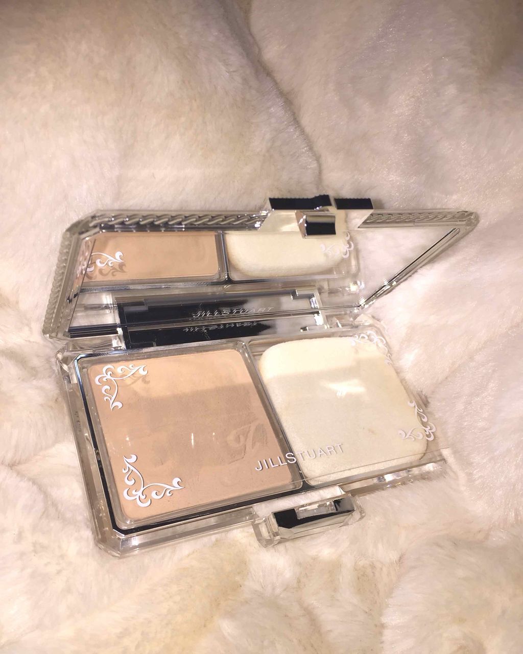 エヴァーラスティングシルク パウダーファンデーション クリスタルパーフェクション/JILL STUART/パウダーファンデーションを使ったクチコミ（1枚目）