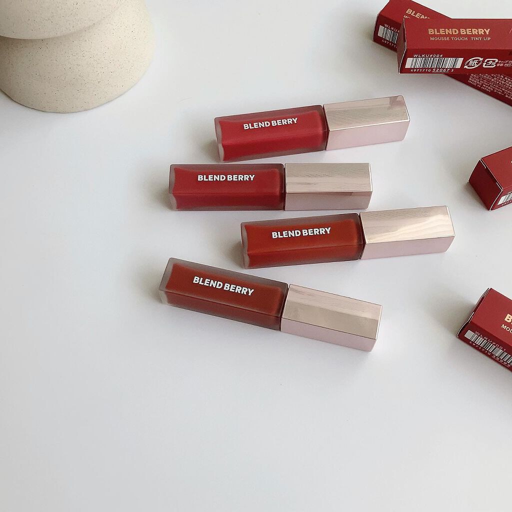 ムースタッチティントリップ		 002 クランベリー/BLEND BERRY/リップティントを使ったクチコミ（1枚目）