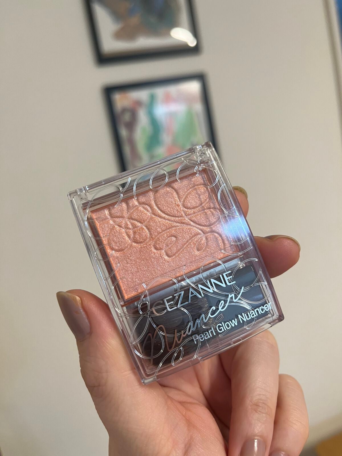 パールグロウニュアンサー/CEZANNE/パウダーハイライトを使ったクチコミ(1枚目)