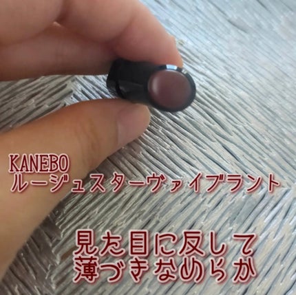 ルージュスターヴァイブラント/KANEBO/口紅を使ったクチコミ(1枚目)