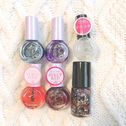 サンリオネイル/DAISO/マニキュアを使ったクチコミ(2枚目)