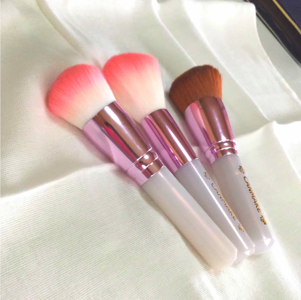 ソフトチークブラシ/キャンメイク/メイクブラシを使ったクチコミ（1枚目）