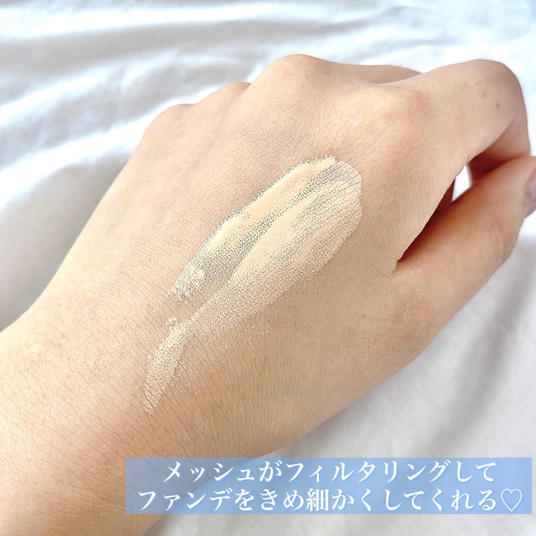 セカンドスキンメッシュマットクッション/hince/クッションファンデーションを使ったクチコミ(3枚目)