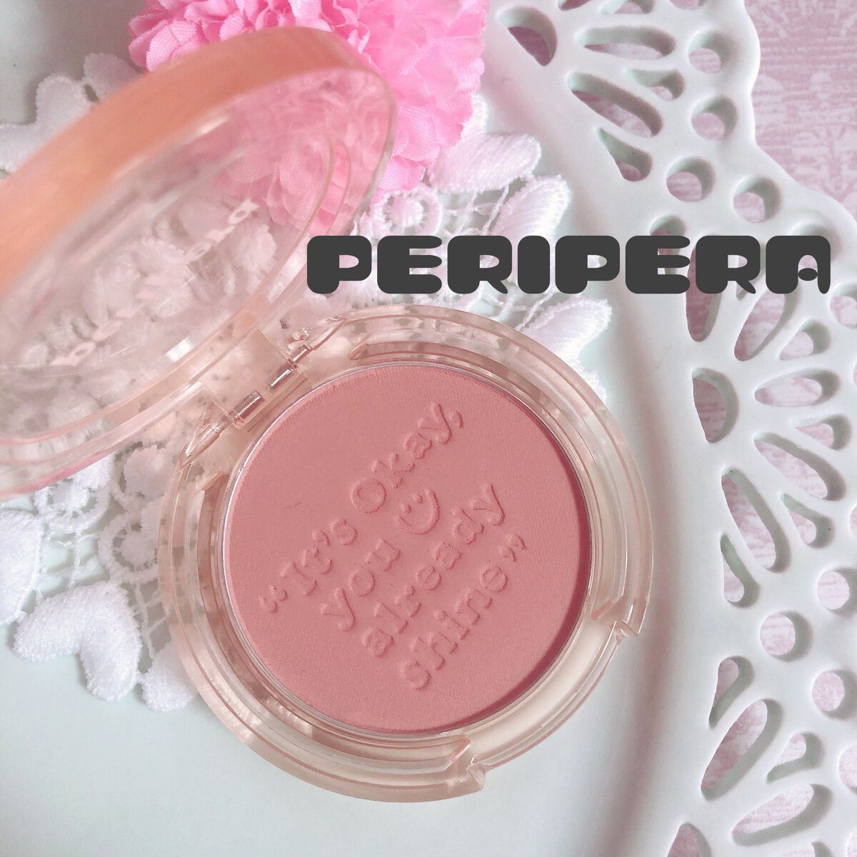ピュア ブラッシュド サンシャイン チーク 02 ミルクティー気分（MILKTEA CORAL）/PERIPERA/パウダーチークを使ったクチコミ（1枚目）