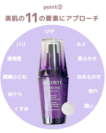 リポソーム アドバンスト リペアセラム/DECORTÉ/美容液を使ったクチコミ(4枚目)