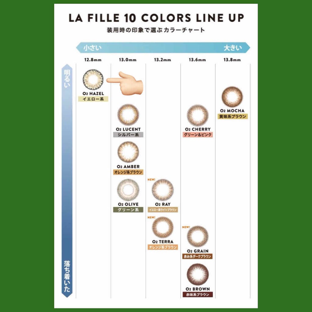 LA FILLE (ラ・フィーユ)/LA FILLE/カラーコンタクトレンズを使ったクチコミ(4枚目)