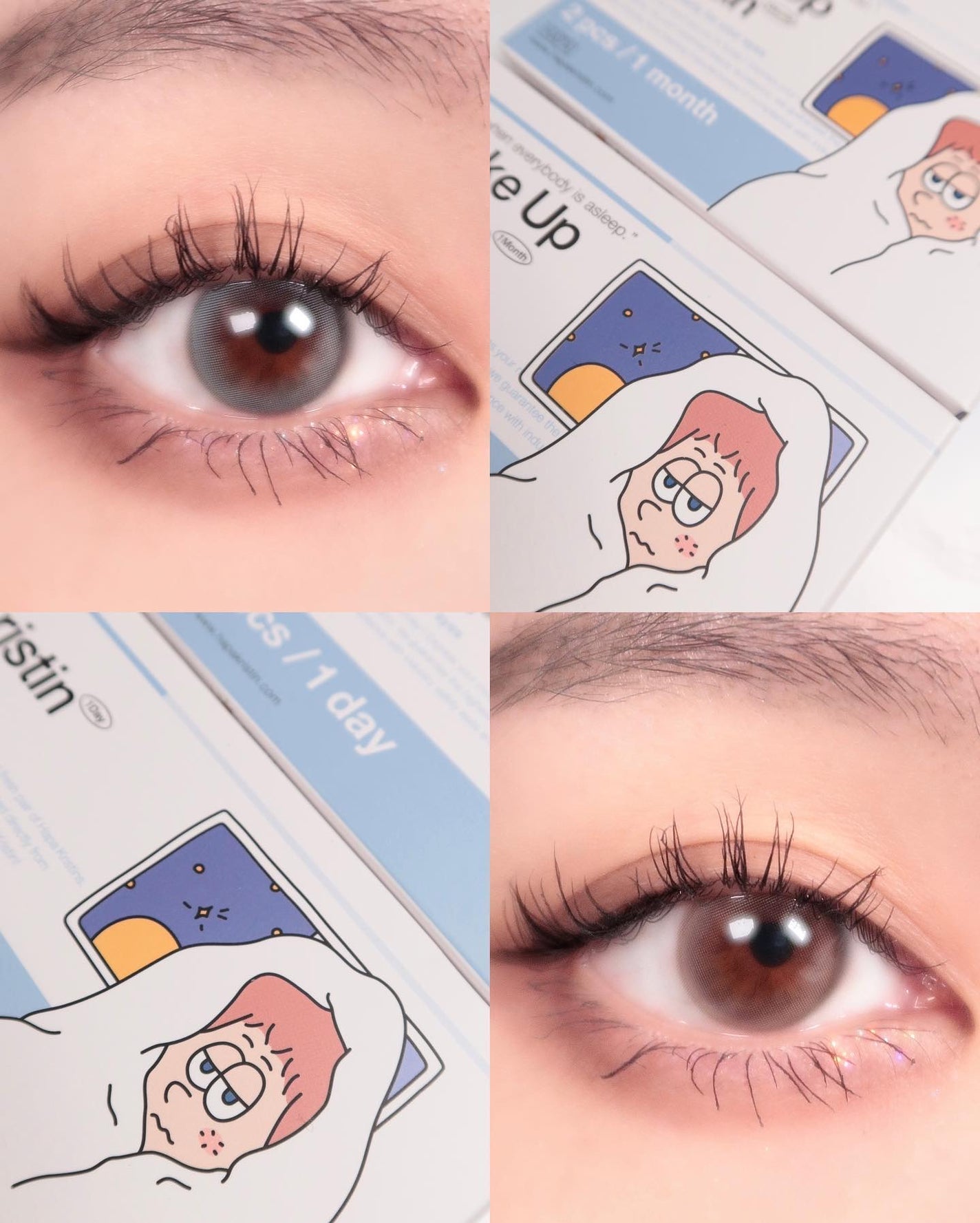 Wake Up Kristin/Hapa kristin/1ヶ月(1MONTH)カラコンを使ったクチコミ(1枚目)