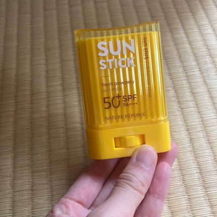 パウダリーUVアロエスティック SPF50+/PA++++/ネイチャーリパブリック/日焼け止めスティックを使ったクチコミ(1枚目)