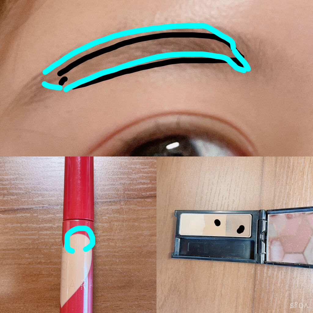 ニュアンスアイブローマスカラ BR774/インテグレート/眉マスカラを使ったクチコミ（3枚目）