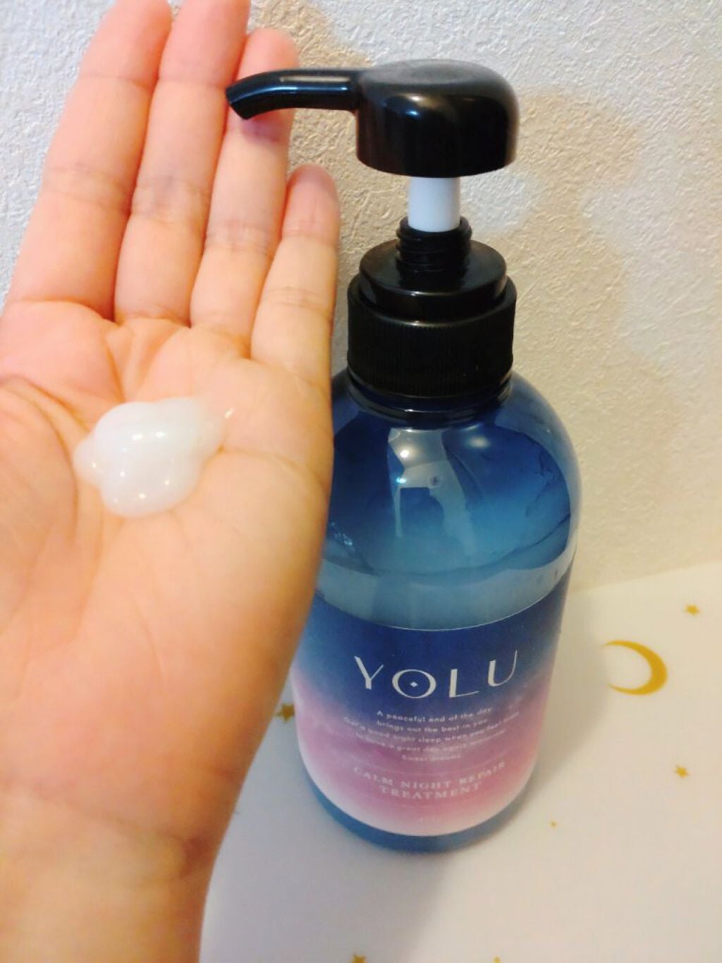カームナイトリペアシャンプー/トリートメント/YOLU/市販シャンプーを使ったクチコミ(3枚目)