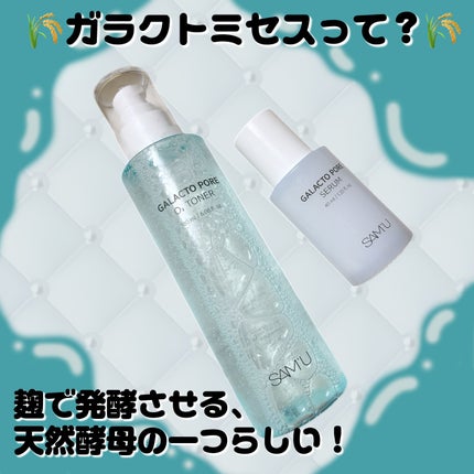ガラクトポアセラム/SAM'U/美容液を使ったクチコミ(2枚目)