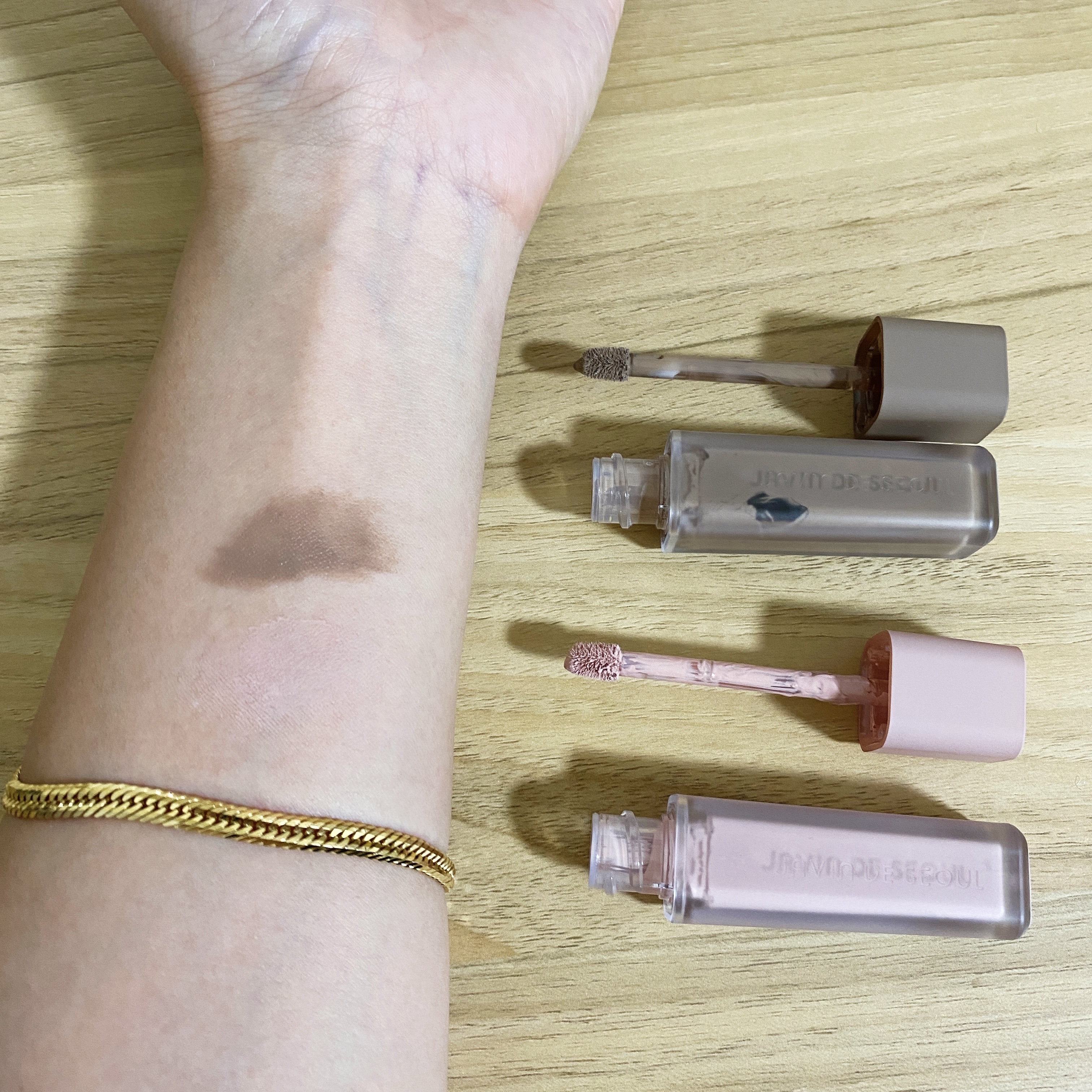 ウインク アイ シェード プライマー/Javin De Seoul/リキッドアイシャドウを使ったクチコミ（2枚目）