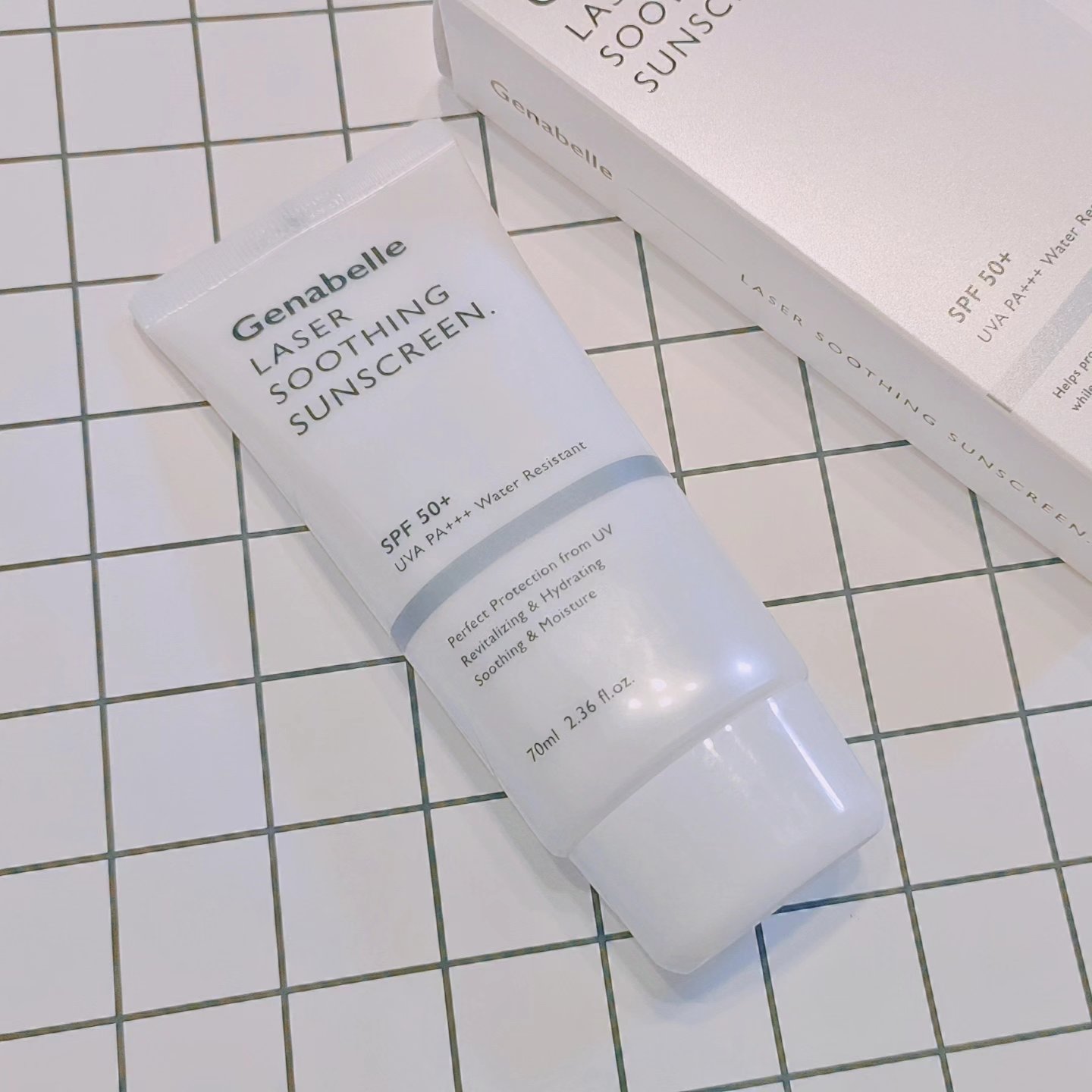 レーザースージングサンスクリーン/Genabelle/日焼け止めクリームを使ったクチコミ（2枚目）
