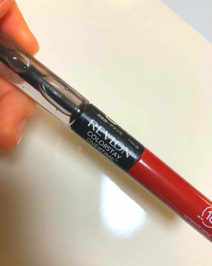 カラーステイ オーバータイム リップカラー/REVLON/リップグロスを使ったクチコミ(1枚目)