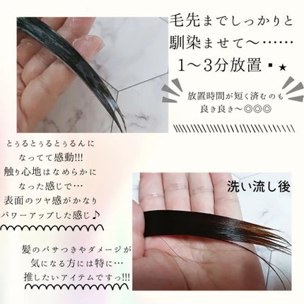 とろとろ トリートメント ヘアマスク/WANOMI/ヘアマスク・ヘアパックを使ったクチコミ(4枚目)