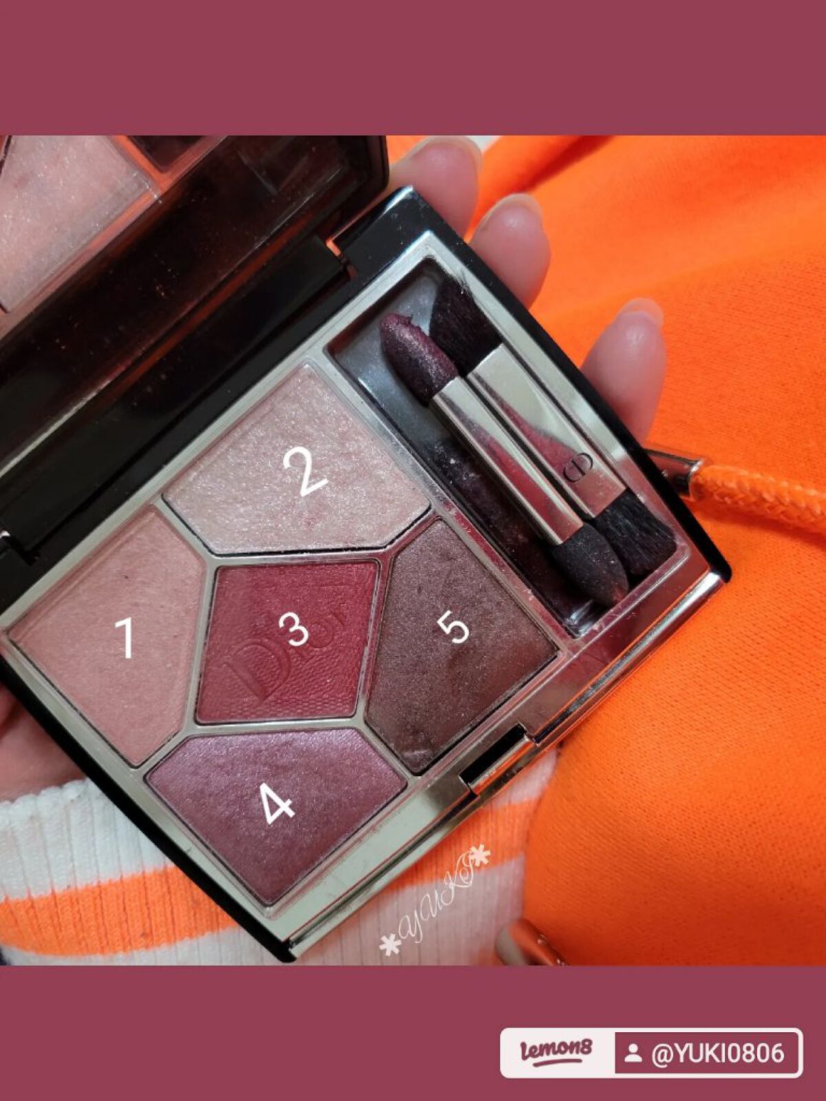 【旧】サンク クルール クチュール/Dior/アイシャドウパレットを使ったクチコミ（2枚目）