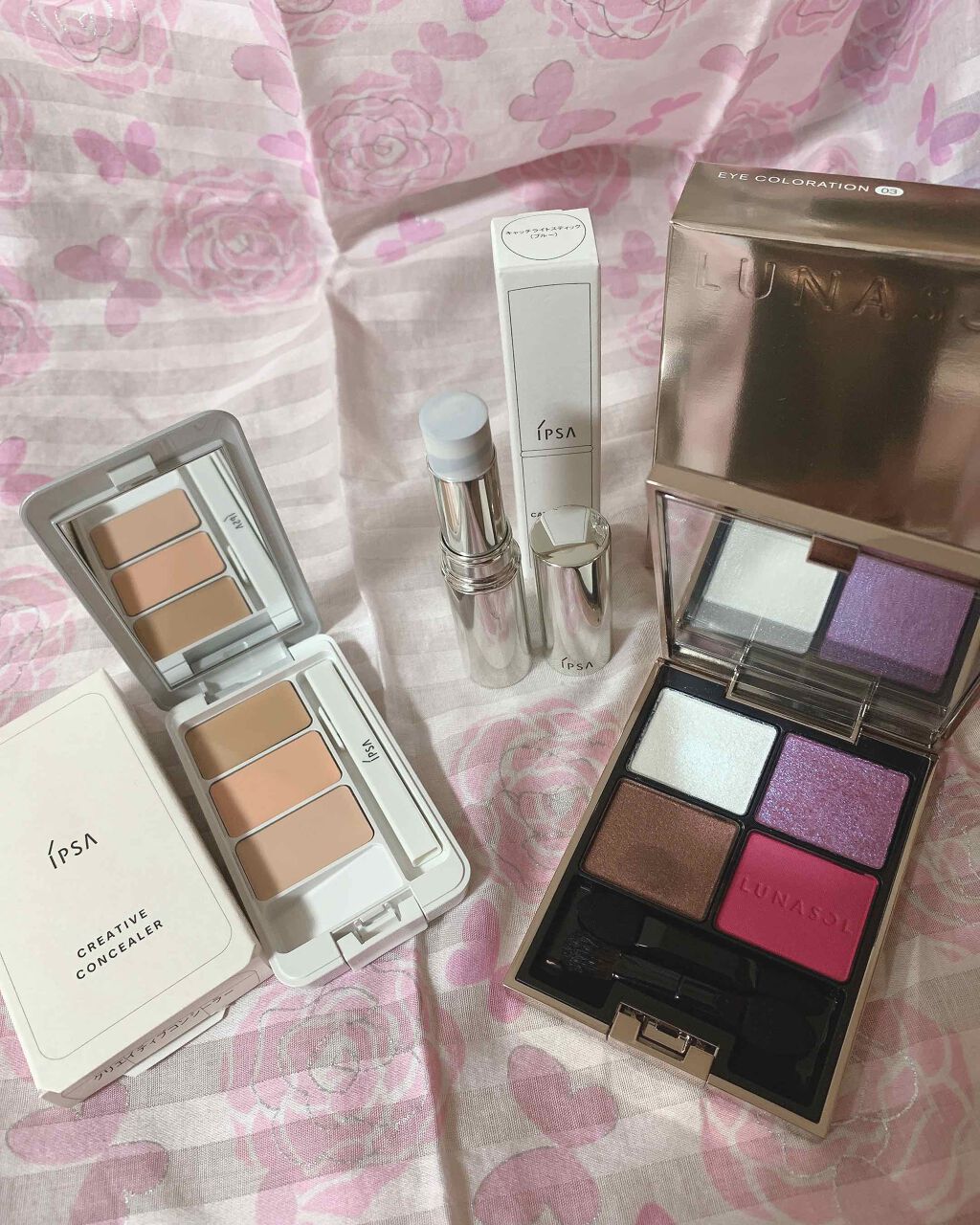 キャッチライトスティック ブルー/IPSA/スティックハイライトを使ったクチコミ（1枚目）