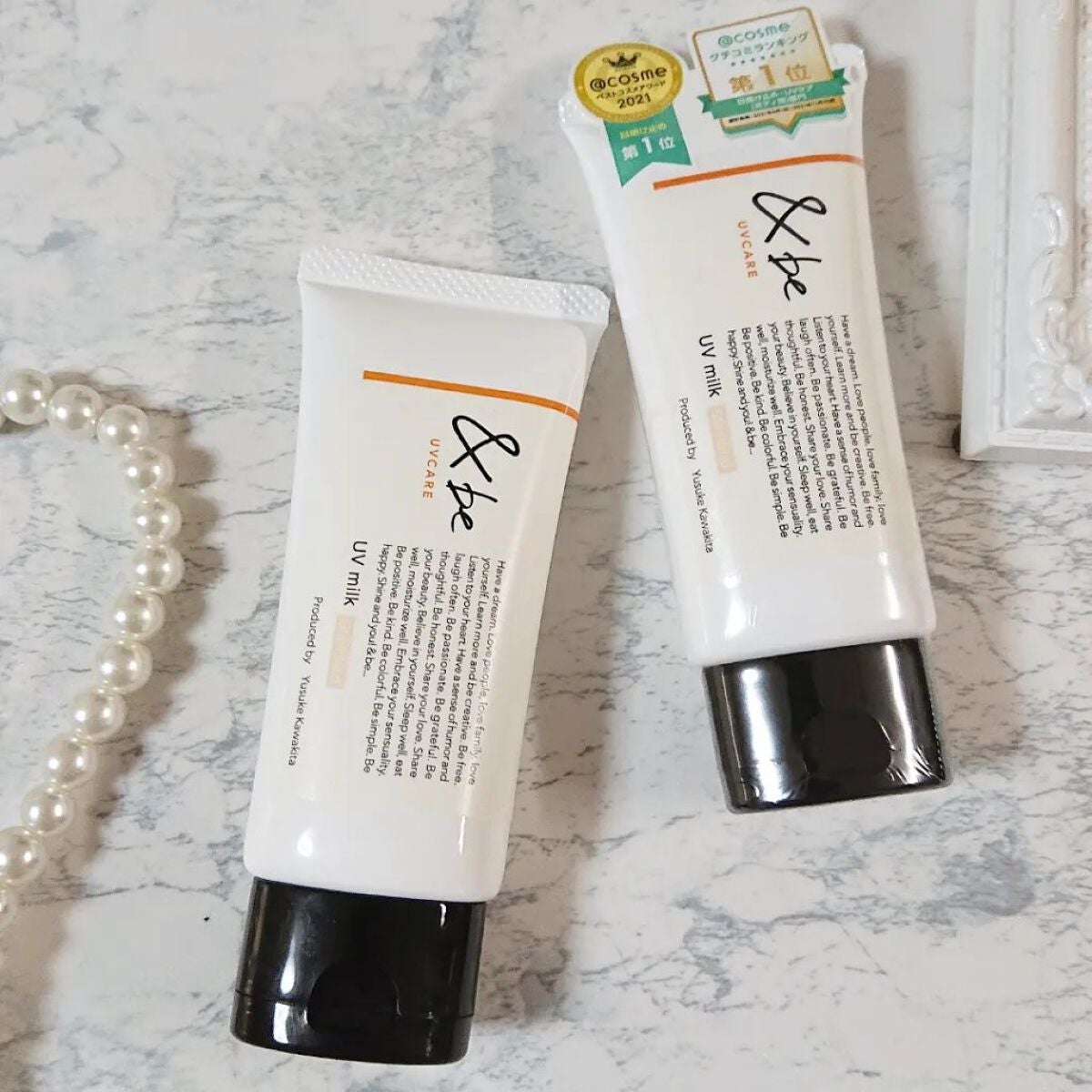 &be UVミルク/&be/日焼け止めミルクを使ったクチコミ(2枚目)