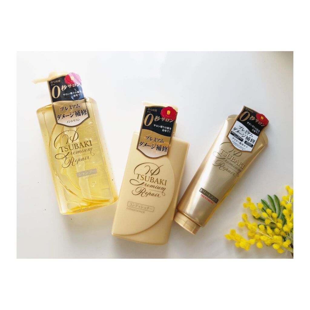 プレミアムリペア シャンプー／ヘアコンディショナー/TSUBAKI/市販シャンプーを使ったクチコミ（1枚目）