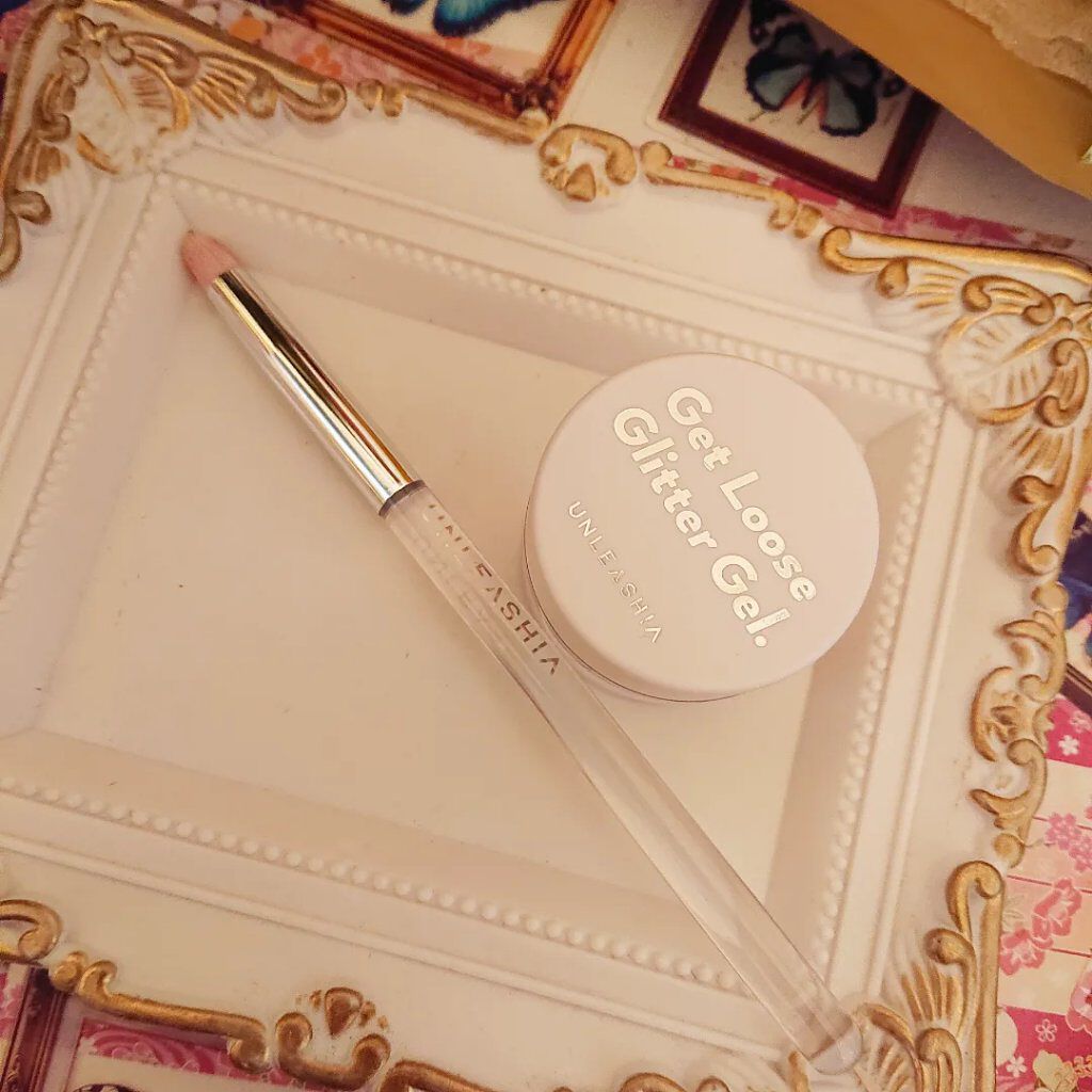 ゲットルーズグリッタージェル/unleashia/グリッターを使ったクチコミ（3枚目）